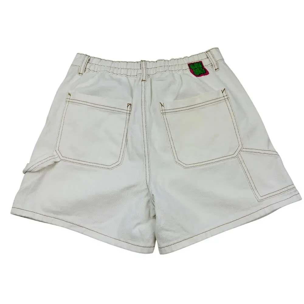 Empyre Dixie Birch Carpenter Skater Baggy High-Rise Shorts Women's Size Medium